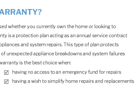 how to use home warranty